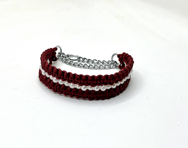 Collier Venezia Grenat