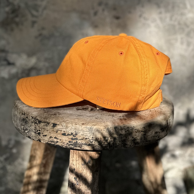 Stetson Baseball Cap Light Orange 