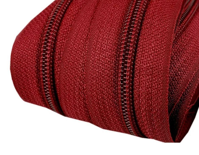 Fermeture 5mm bordeau 