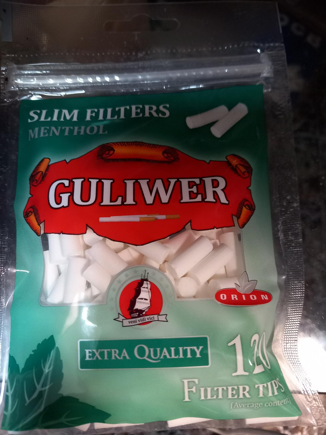 Filtro mentol slim 120un