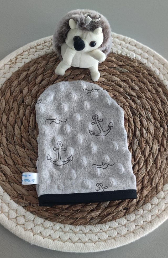 Gant grand minky ancre
