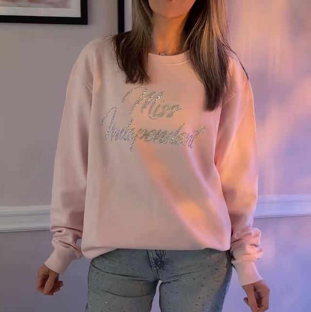 Ladies Rhinestone Diamanté Jumper