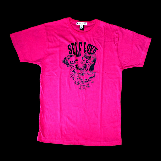 T-shirt rose Self Love
