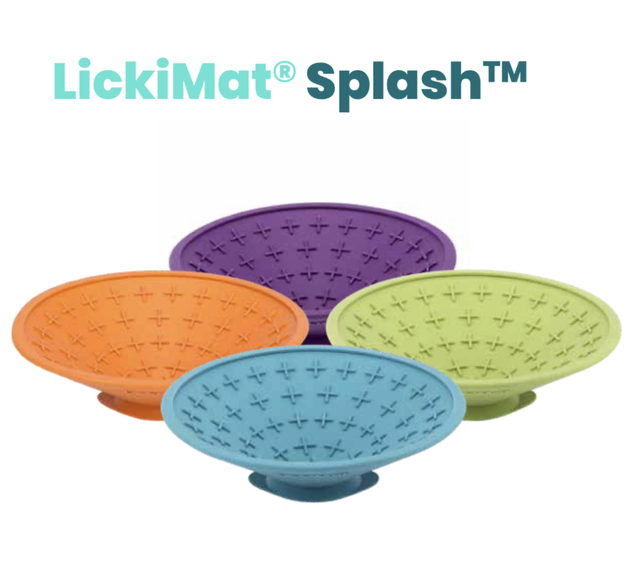 LickiMat 'Splash' - Schleckmatte mit Saugnapf