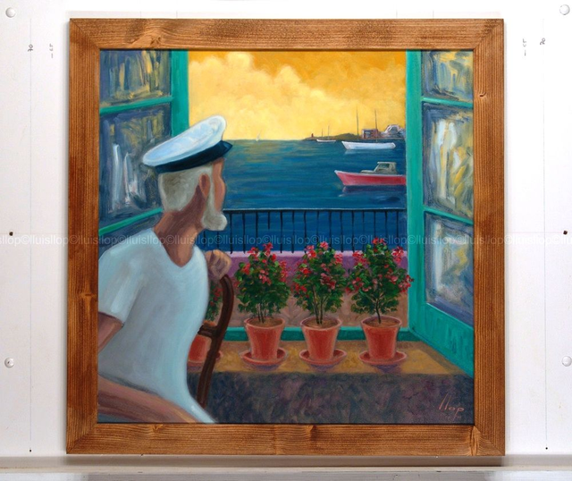 óleo enmarcado 59x59 - poética marinera imaginaria_2