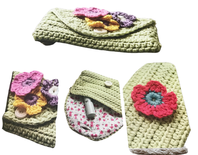 Floral Purse - Crochet Pattern - CRD03