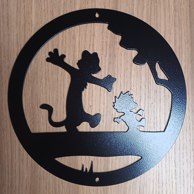 Calvin and Hobbes Plaque