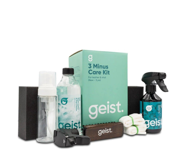 3 Minus | Kit d'entretien pour le cuir et le vinyle de moins de 3 ans