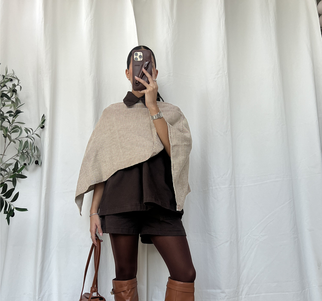 9.1 PONCHO ALGODÓN EN TELAR 