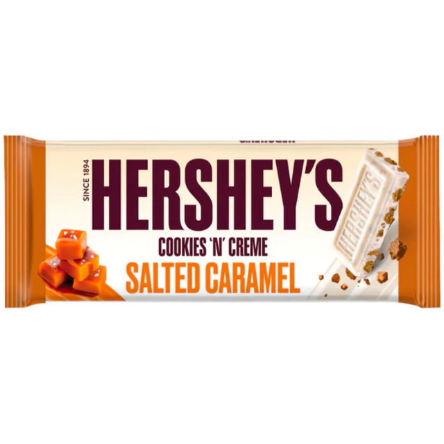 Hershey&#039;s Cookies&#039;n&#039;Creme Salted Caramel KING SIZE (90g)