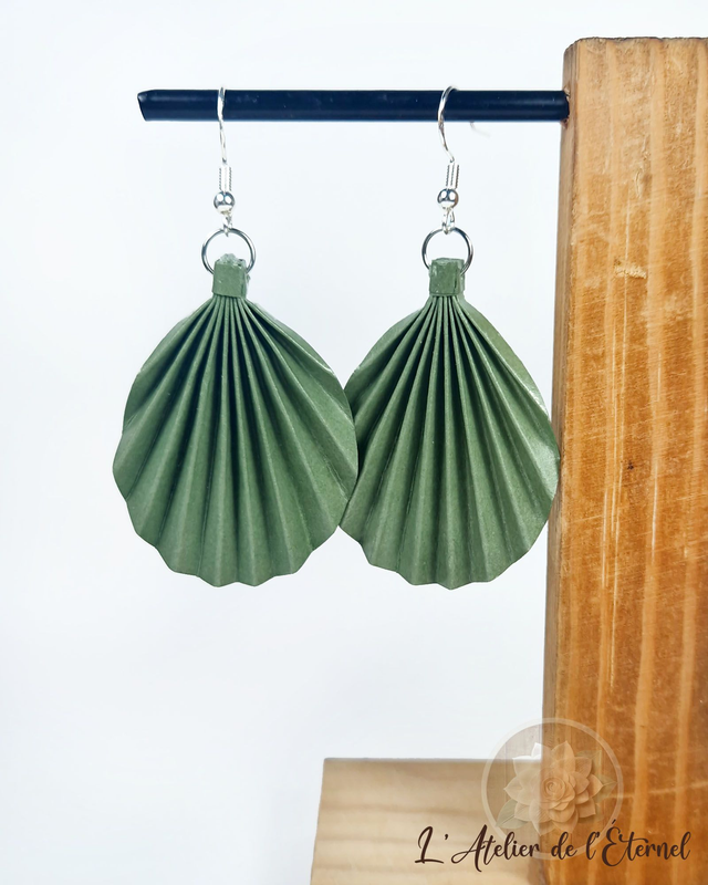 Boucles d'oreilles Licuala - Collection nature