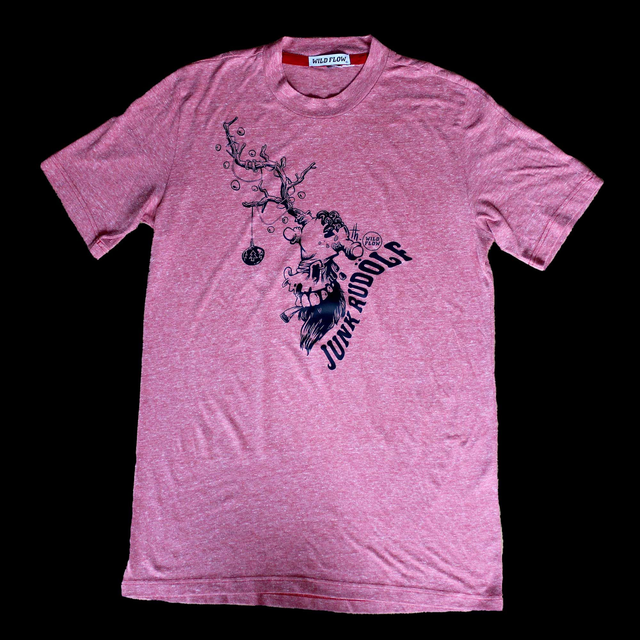 T-shirt rouge Junk Rodülf