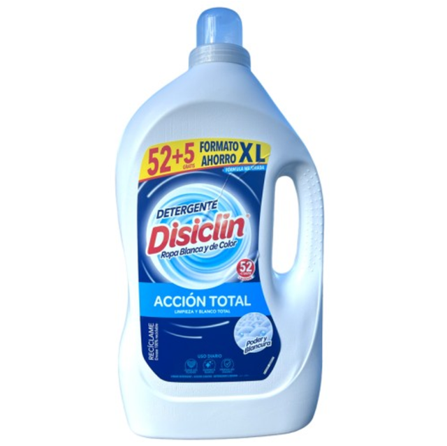 Disiclin Liquid Laundry Detergent 52 Wash 2.86L - Total Action 