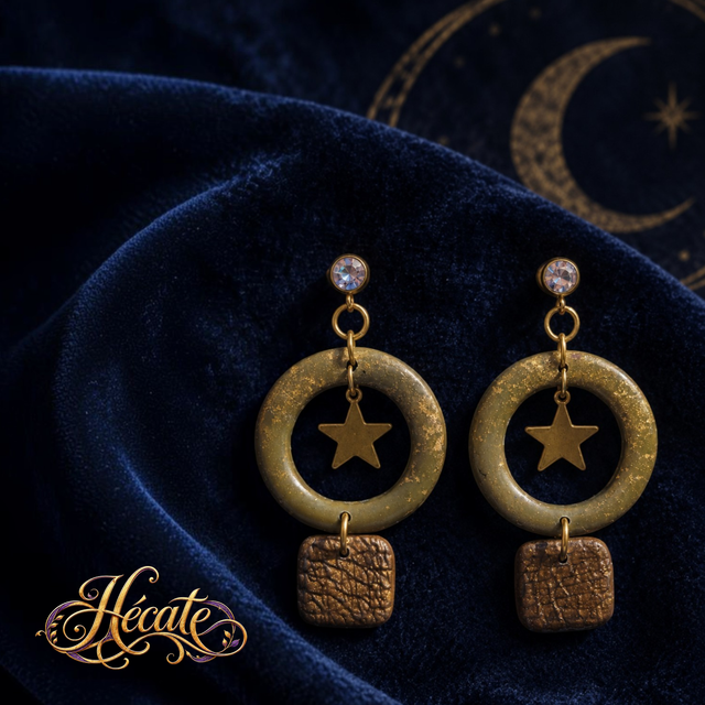 Boucles d'oreilles Etoile
