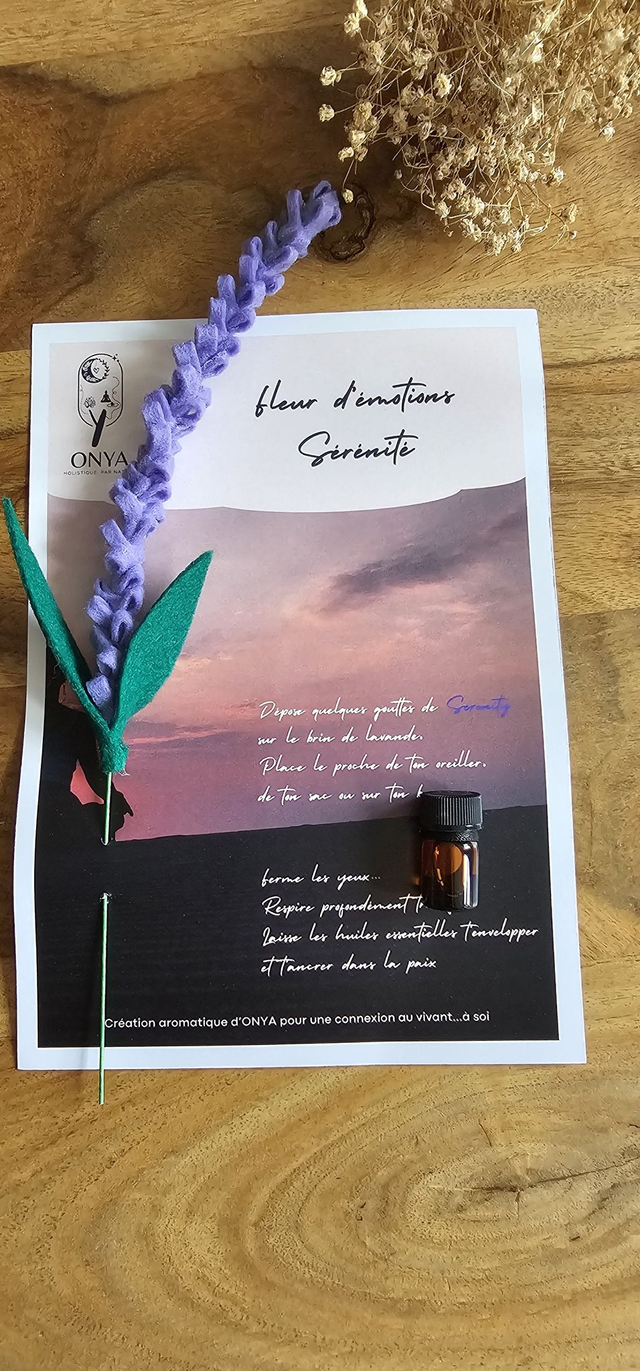 Fleur d'émotions - Sérénité - Parme