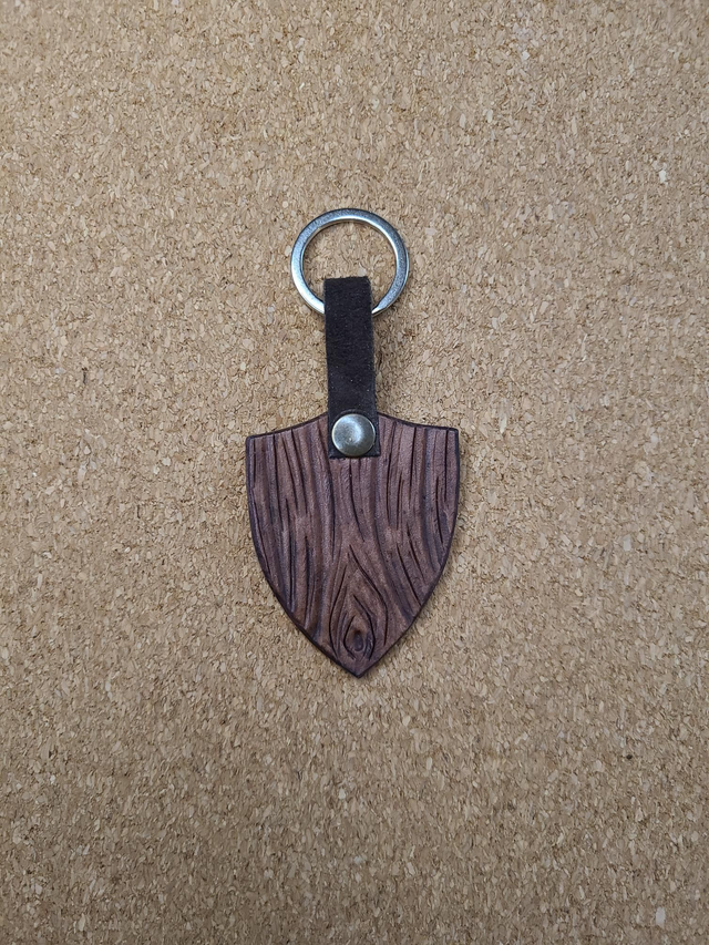 Porte-clefs Charmes d'écorce café 