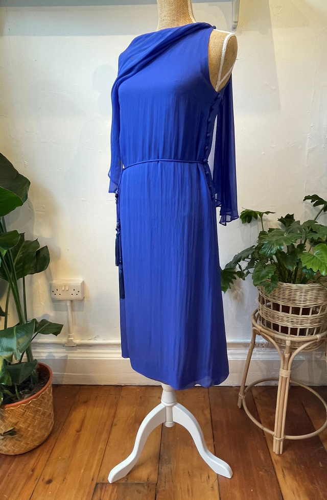 Norman Hartnell Silk Dress