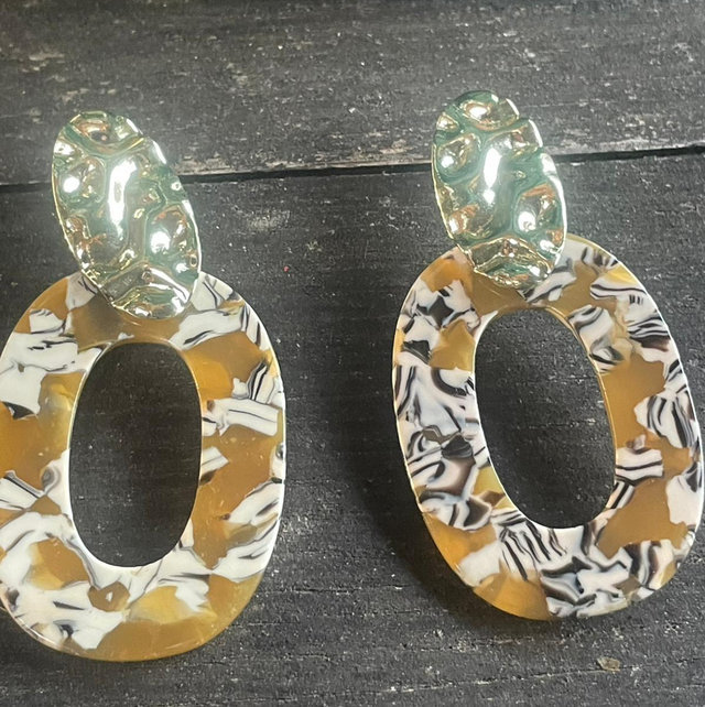 Boucle d’oreilles Ovalie