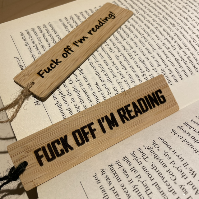 F*** Off I’m Reading Bookmark