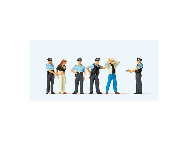 arrestation par trois policiers preiser 10589 H0