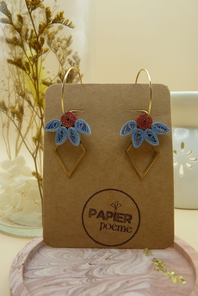 Modèle Apache - Bleu et rouge