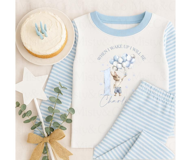Personalised Flopsy balloons pj's 