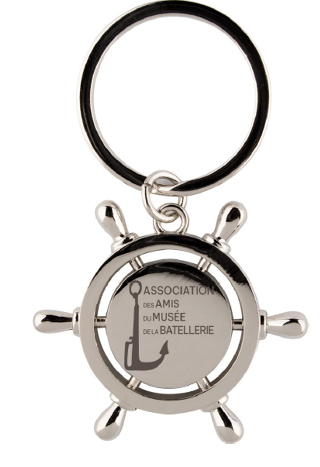 Porte-clés Gouvernail en métal 