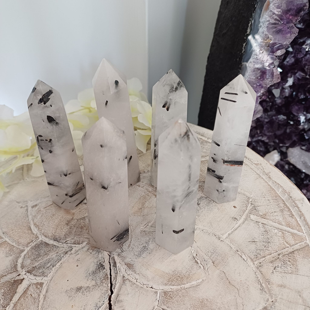 Tourmalinated Quartz Tower