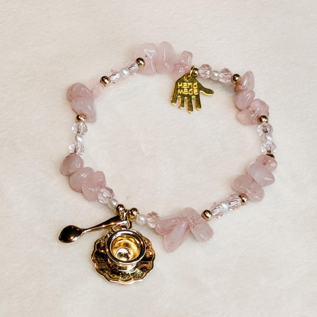 'Cuppa Tea' Crystal Bracelet 