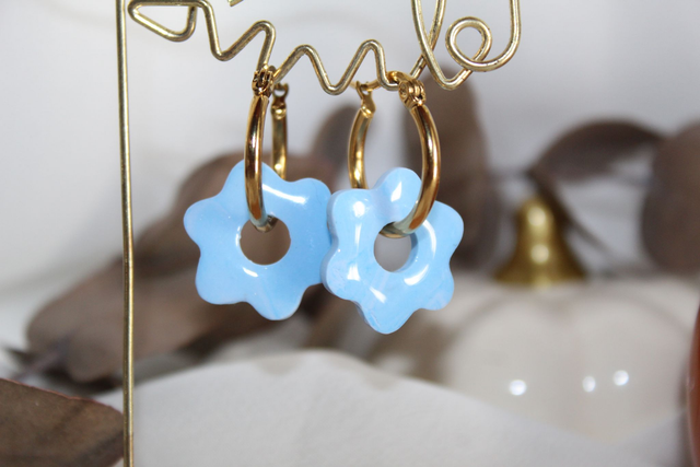 Les interchangeables Duo Créoles+Fleurs