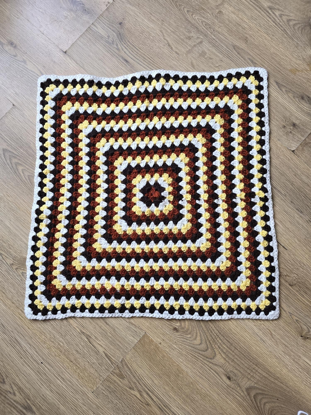 Crochet baby blanket pram moses basket bassinet car seat 