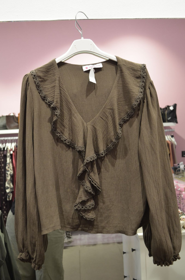 Blusa Purpurina Pico