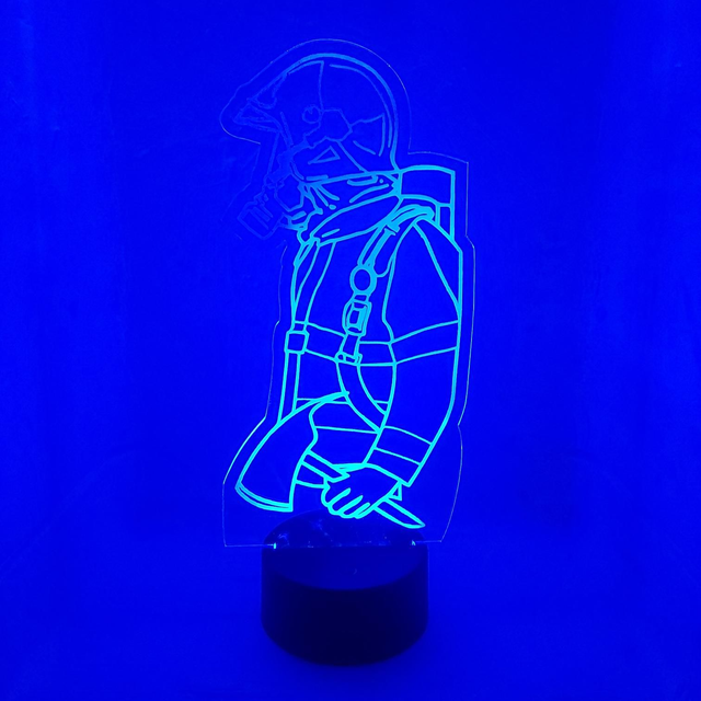 Lampe 3d Pompier