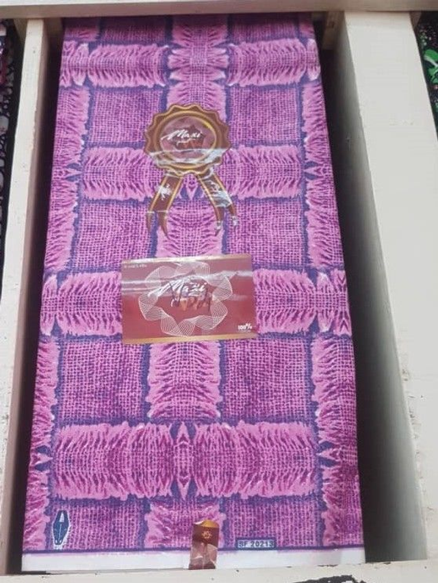 Pagne wax Cicam Cameroun, 6 yard 100% coton,