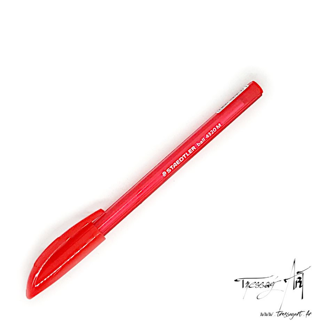 STAEDTLER - STYLO BILLE ROUGE - ST019