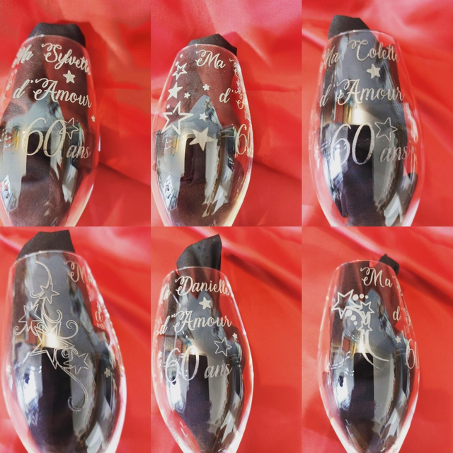 Flûte personnalisé gravure laser