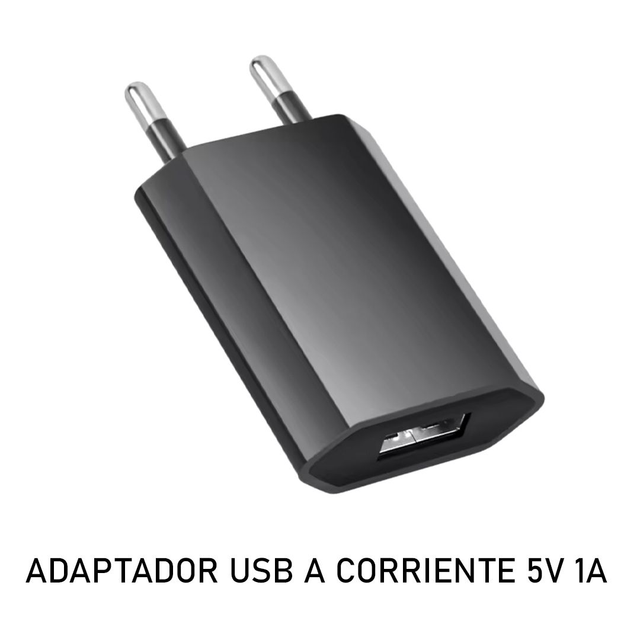 x Adaptador de corriente USB x
