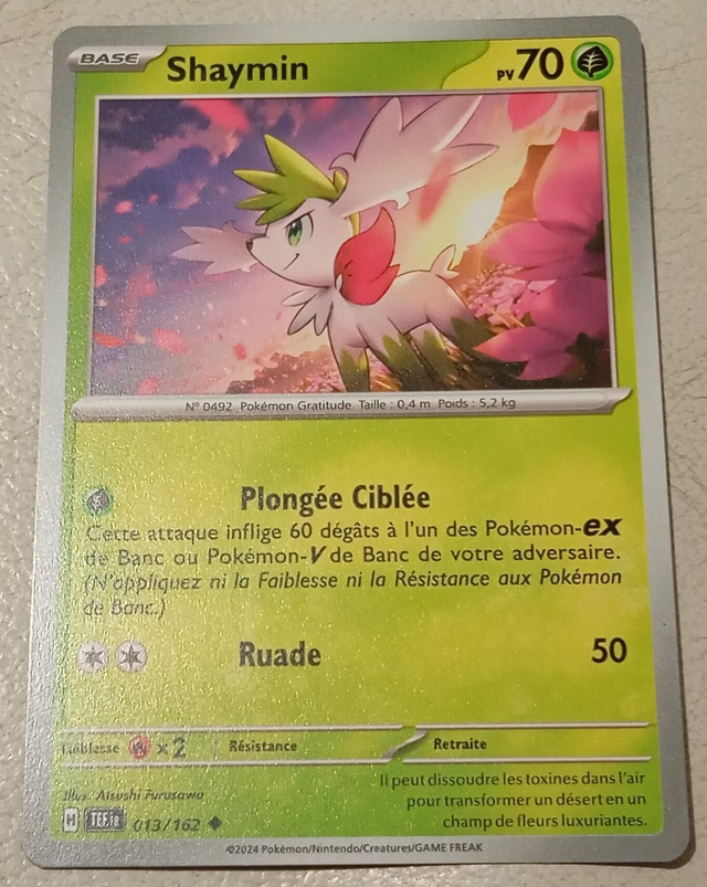 Carte pokémon Shaymin