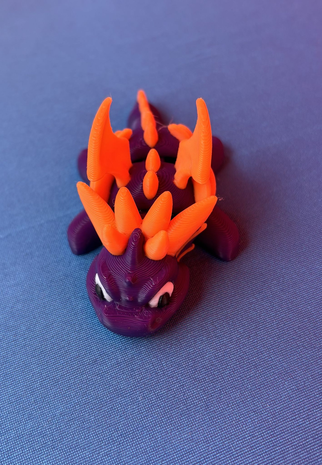 MINI Dragon | Orange and Purple