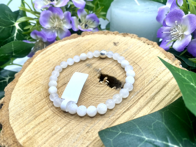 Pierre de lune blanche 