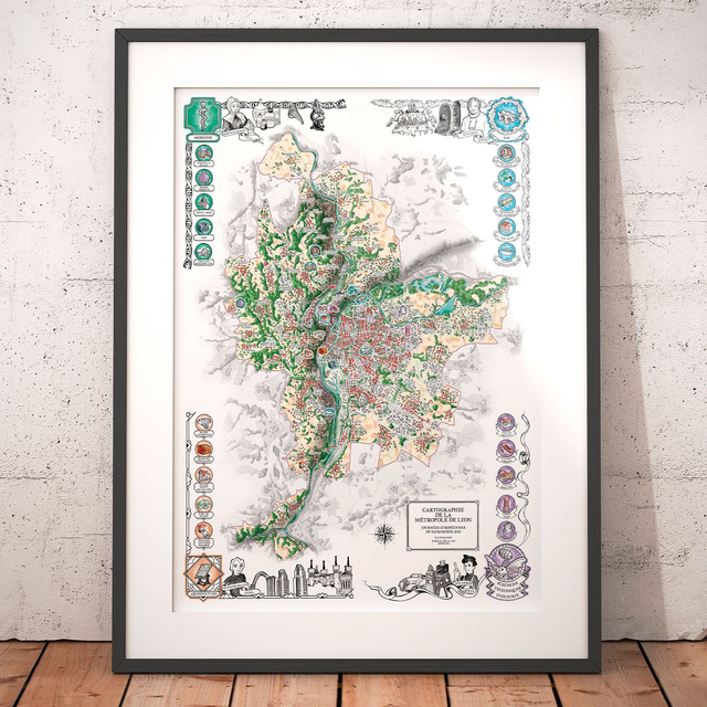 Cartographie de la Métropole de Lyon