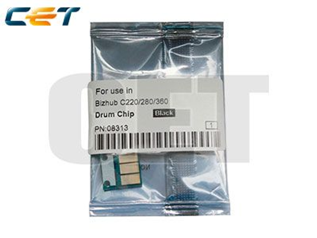 CET Drum Chip Black Konica Minolta Bizhub C220 | C280 | C360