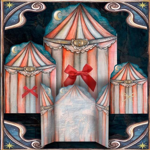 Les Merveilleuses - Cartes de vœux - Chapiteau