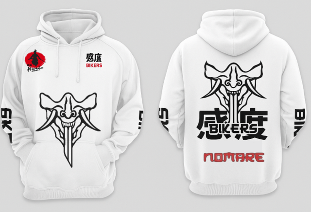 Kando - Sudadera Oni en los dos lados