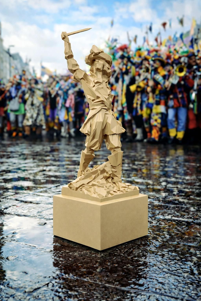 Statue Pop Jean Bart Beige