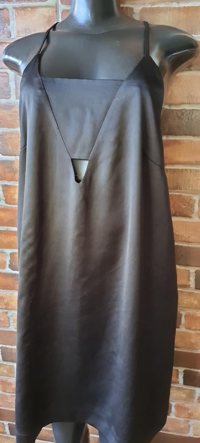 Vestidinho Tipo Batinha, Preto, T/G