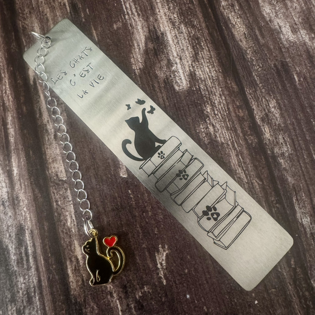 Marque page personnalisé Acier