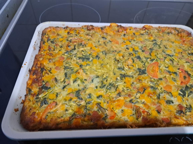 King Charles Jerk bacon and veggie slices