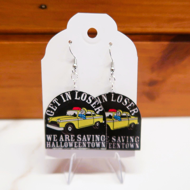 We're Saving Halloween Town Earrings