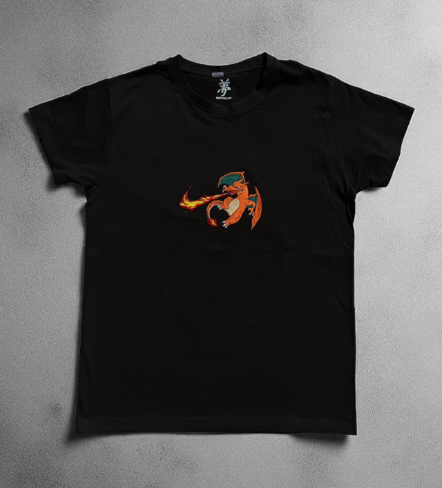 T shirt Dracaufeu Noir 